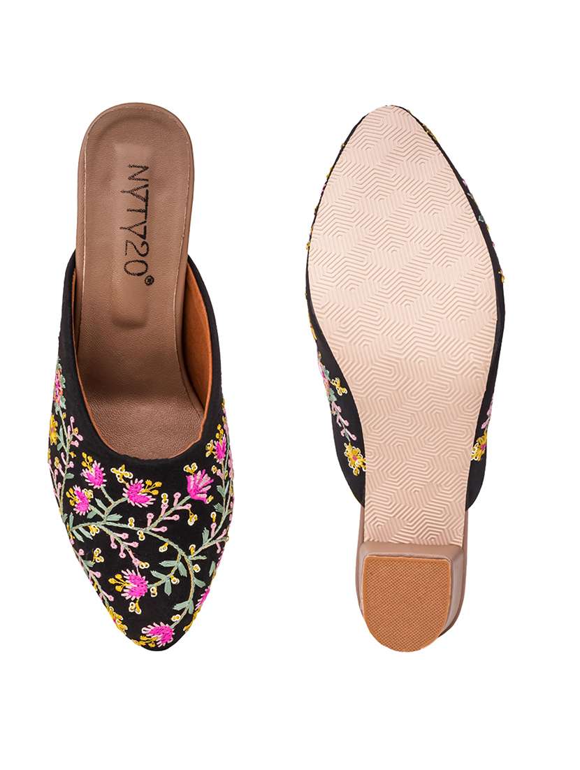 women black slip on mule - 22481715 -  Standard Image - 3