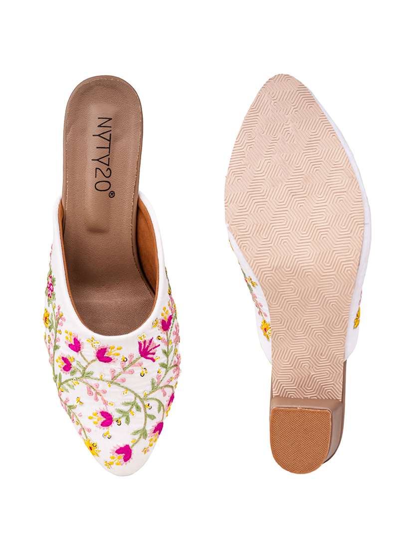 women white slip on mule - 22481716 -  Standard Image - 3