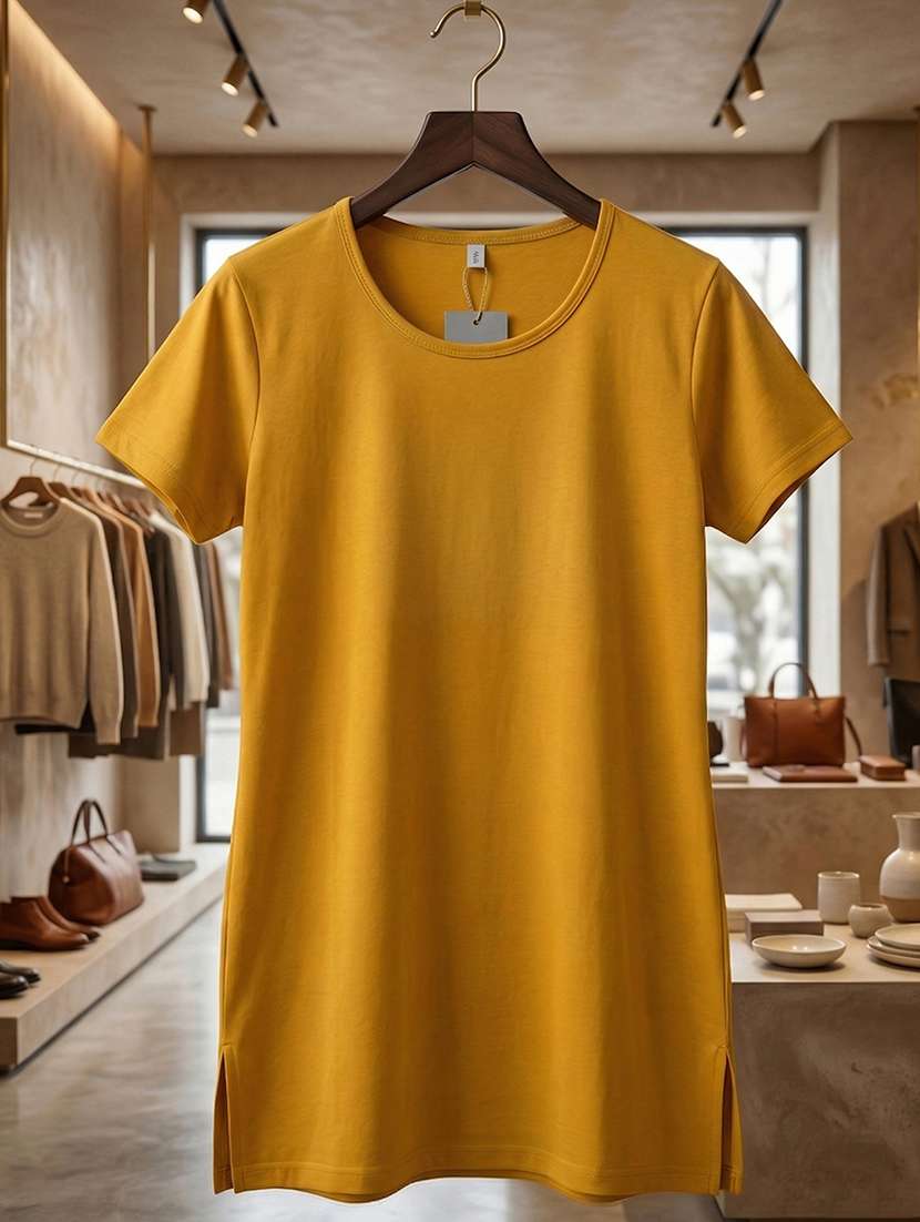 women solid short sleeve loungewear t-shirt - 22485947 -  Standard Image - 3
