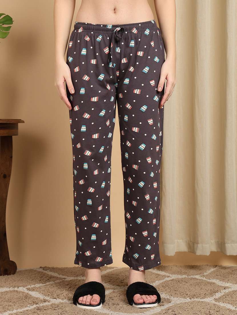 girls cotton abstract print pyjama set - 22486076 -  Standard Image - 5