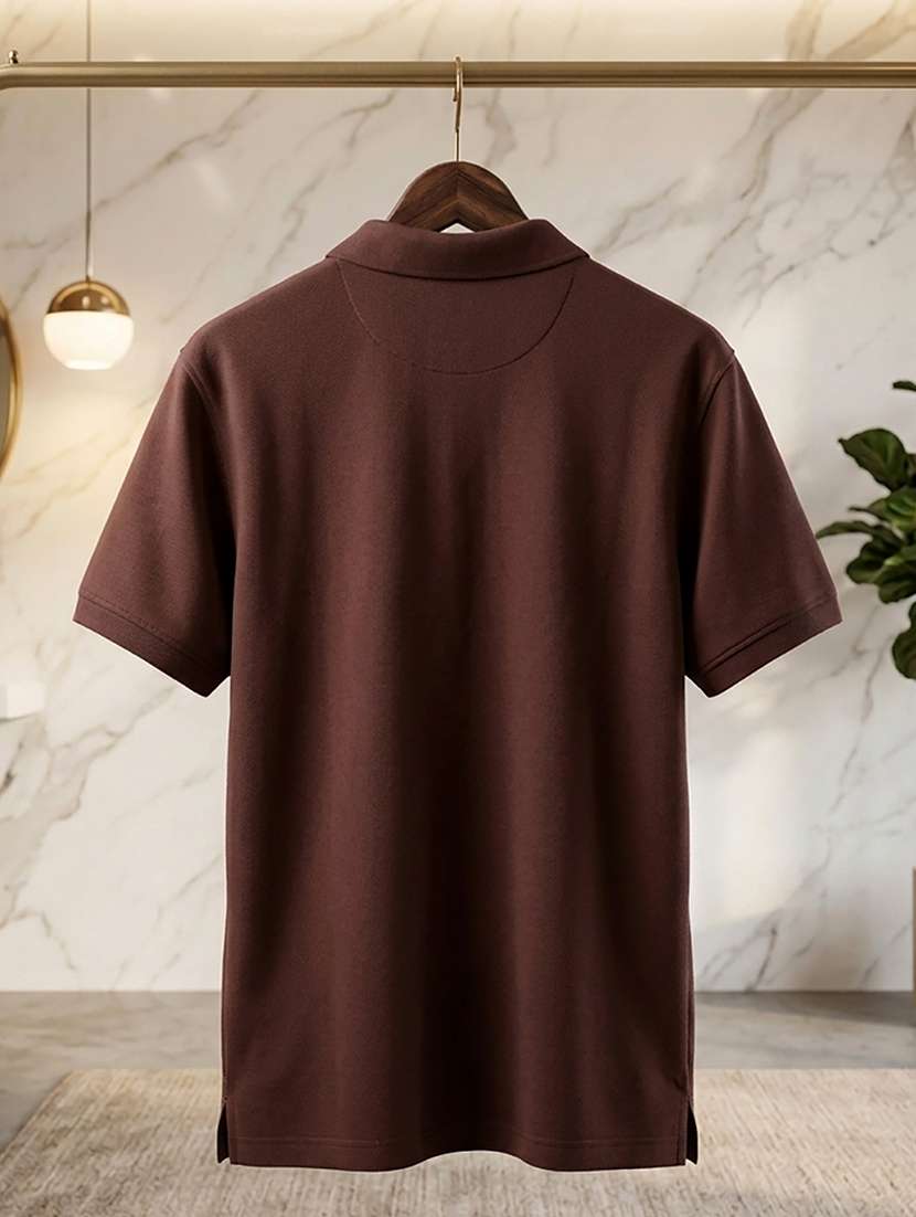 women printed polyester polo neck t-shirt - 22486162 -  Standard Image - 5