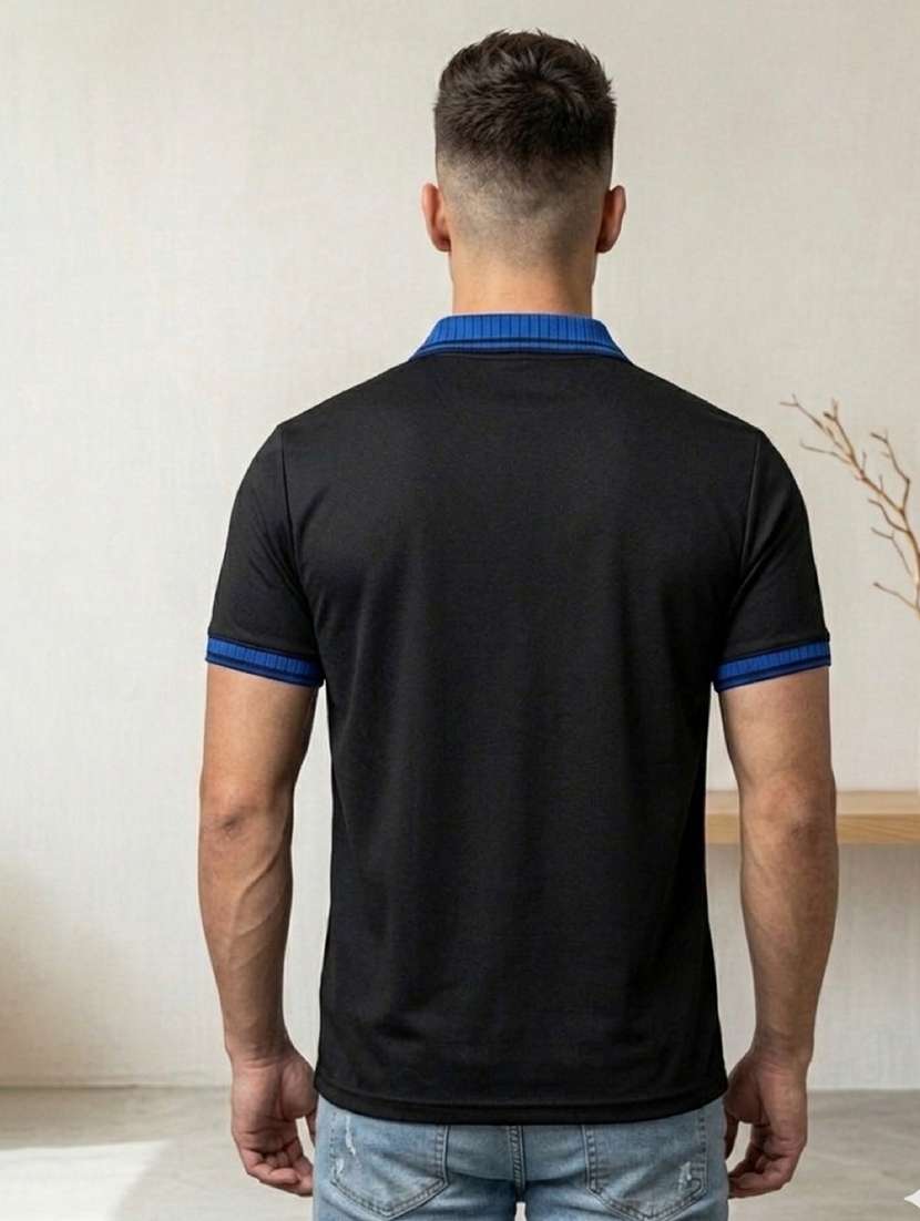 men solid short sleeve regular fit polo t-shirt - 22486177 -  Standard Image - 3