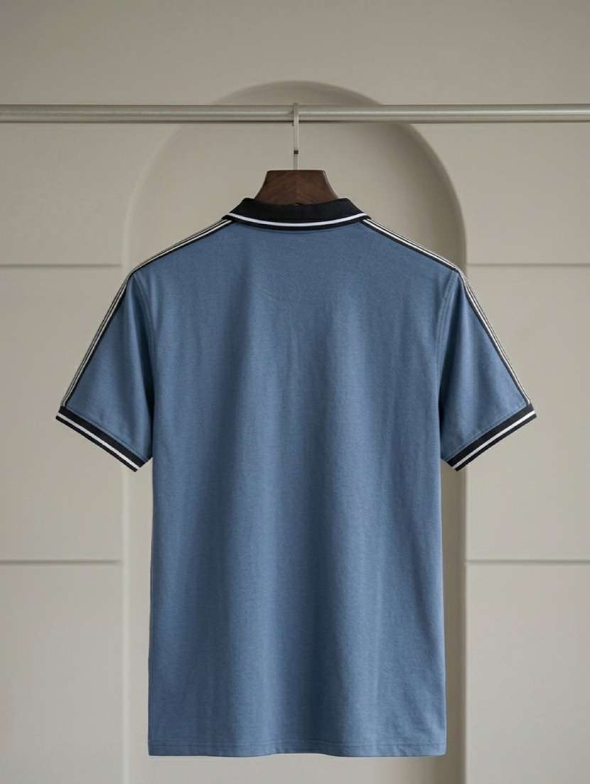 men solid short sleeve regular fit polo t-shirt - 22486187 -  Standard Image - 5
