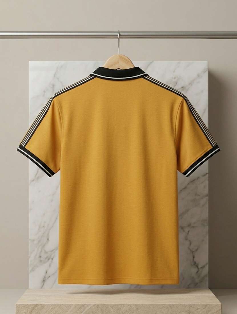 men solid short sleeve regular fit polo t-shirt - 22486188 -  Standard Image - 5