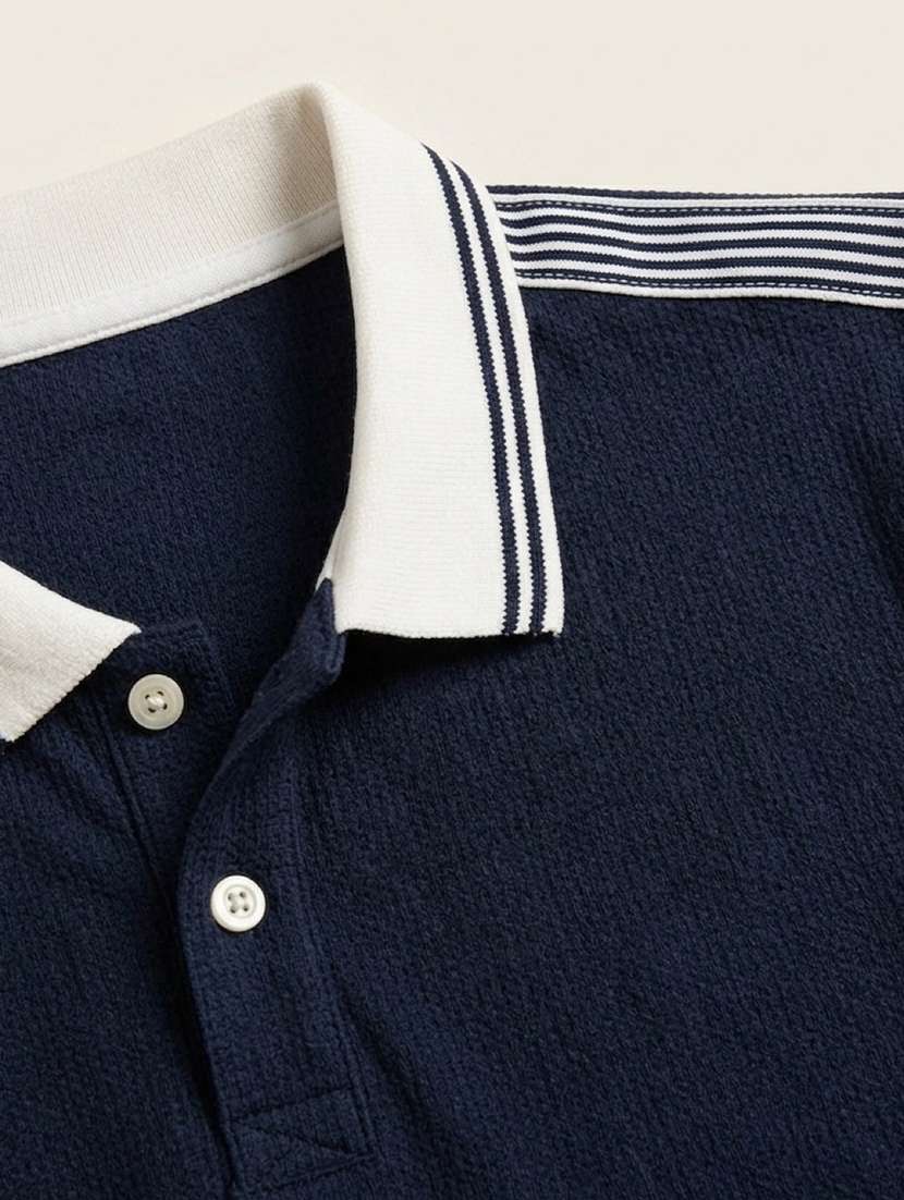 men solid short sleeve regular fit polo t-shirt - 22486189 -  Standard Image - 5