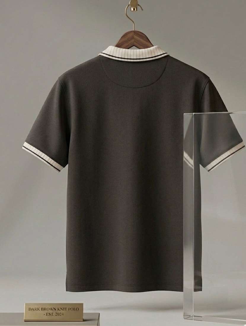 men solid short sleeve regular fit polo t-shirt - 22486197 -  Standard Image - 5