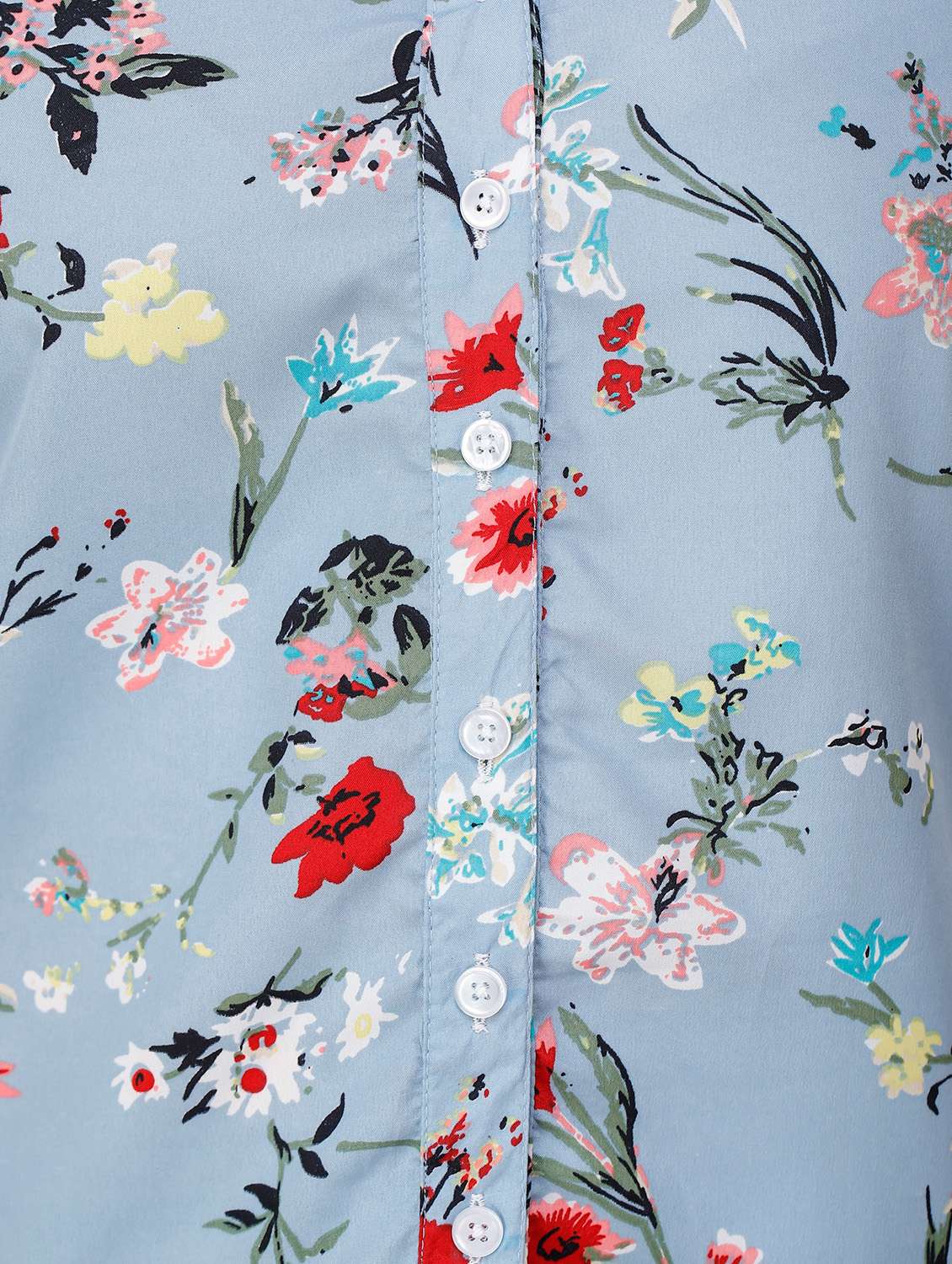 girls print poly crepe shirt - 22486222 -  Standard Image - 5