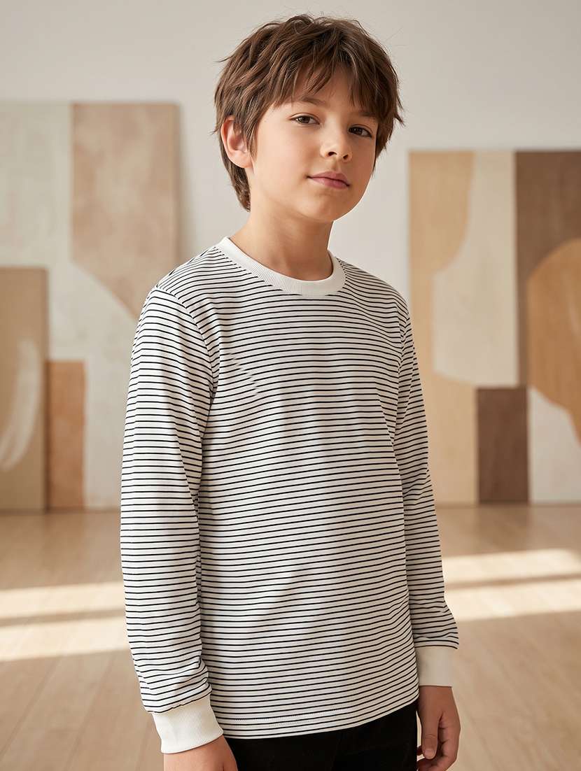 boys striped long sleeve t-shirt