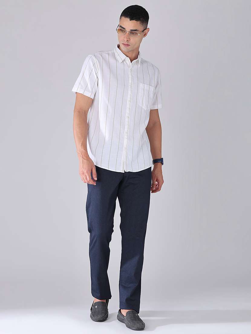 men printed short sleeves regular fit casual shirt - 22486446 -  Standard Image - 5