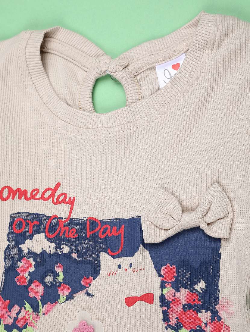 girls printed short sleeves top and shorts set - 22486483 -  Standard Image - 3
