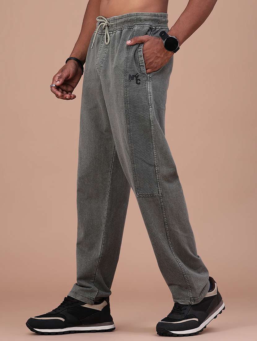 Men Textured Mid Rise Full Length Track Pant - 22486620 -  Standard Image - 3