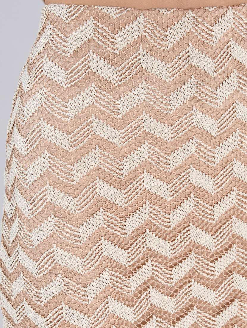 girls crochet chevron pencil midi skirt - 22486710 -  Standard Image - 5