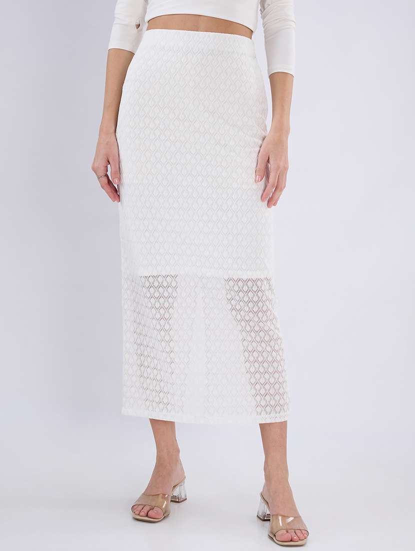 women white nylon pencil skirts skirt