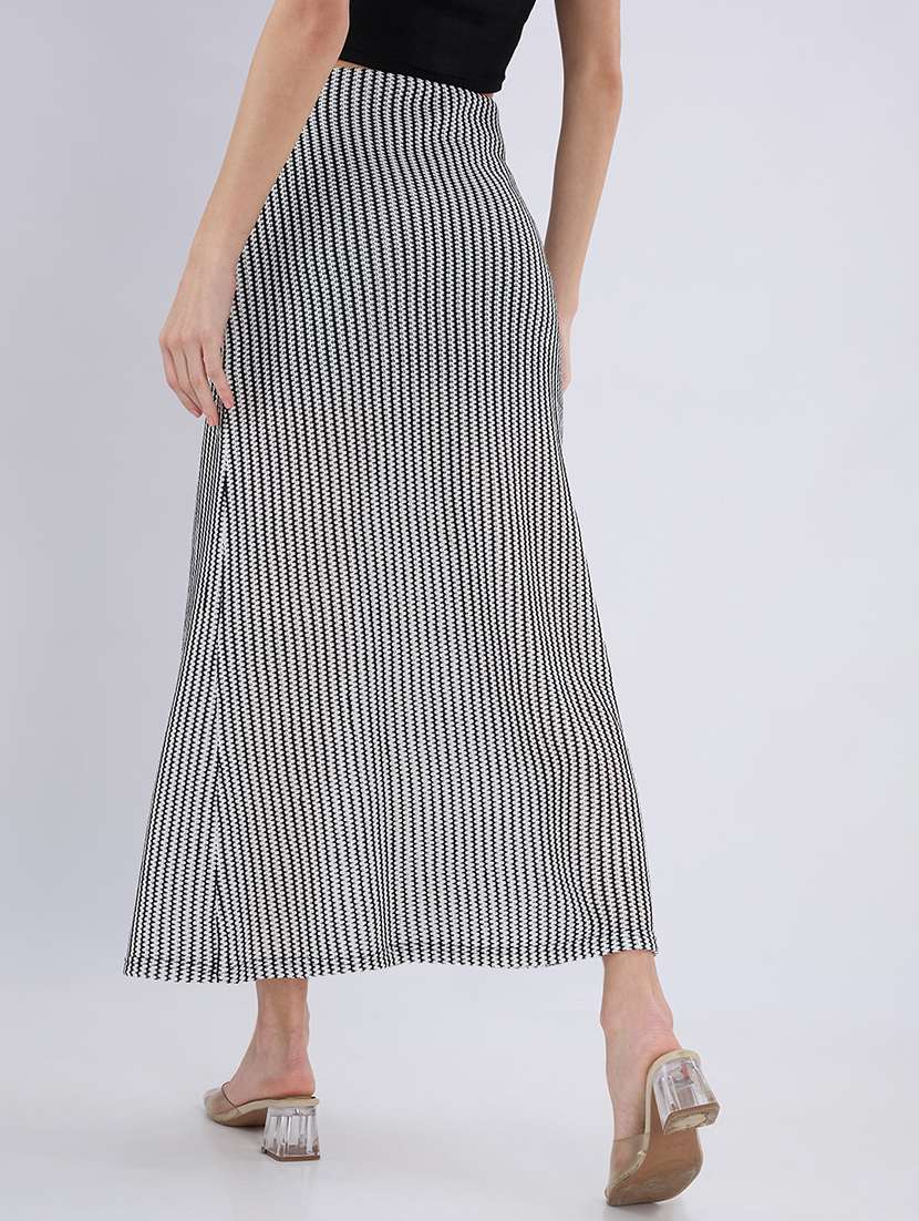 women multi polyester flared skirt - 22486713 -  Standard Image - 3