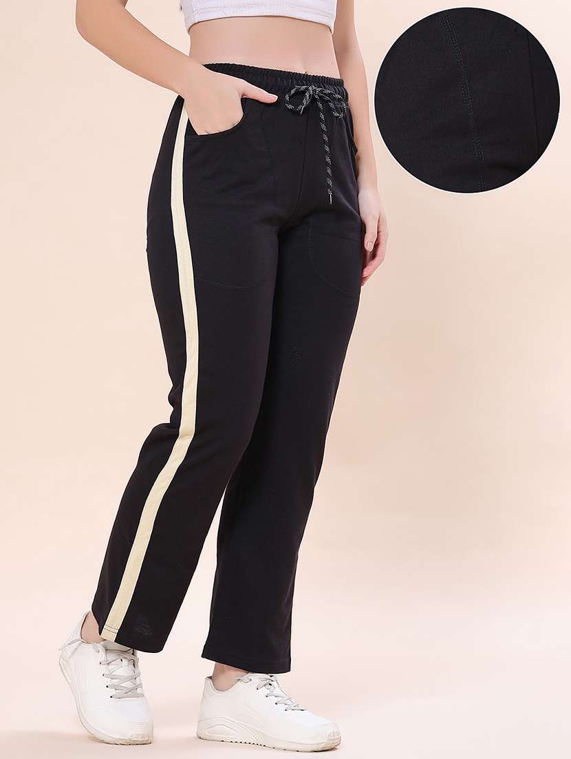 women tapered high rise regular fir track pant - 22486811 -  Standard Image - 3
