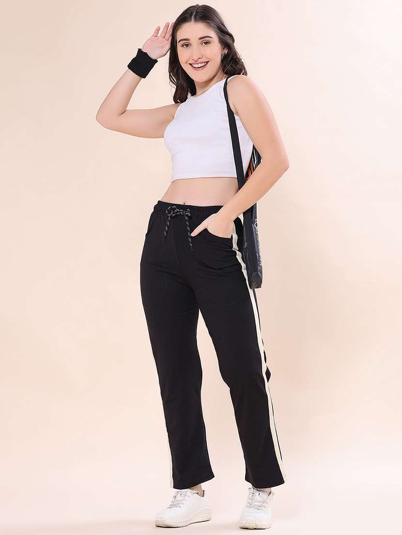 women tapered high rise regular fir track pant - 22486811 -  Standard Image - 5