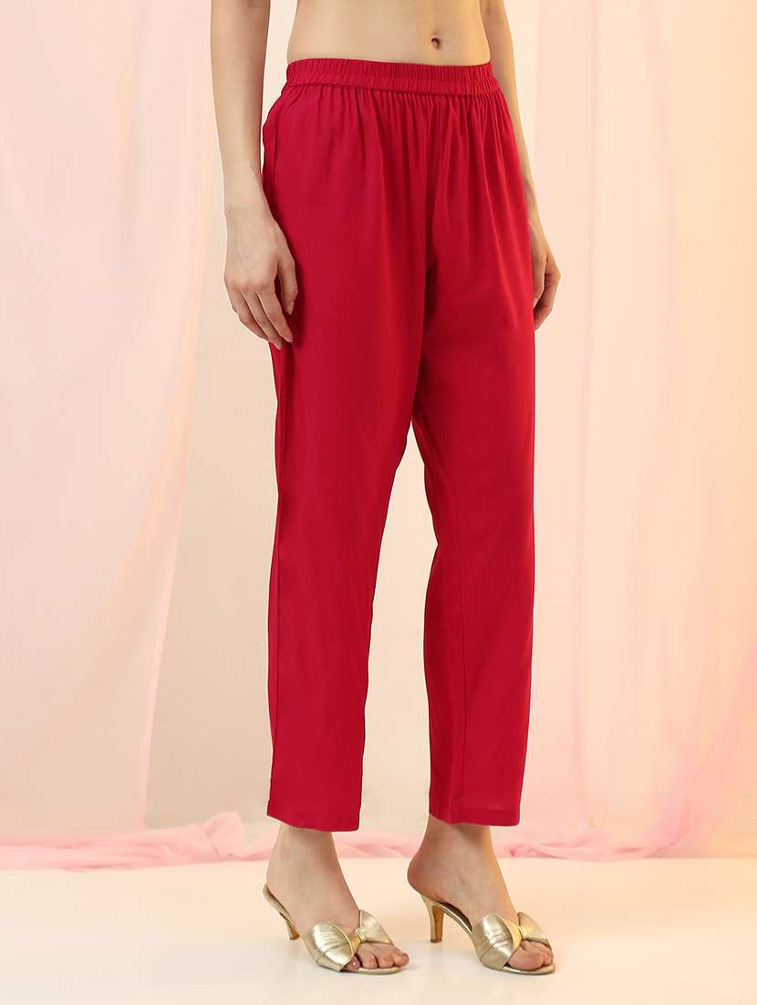 women pink kurta pant set ethnic suit - 22486931 -  Standard Image - 5