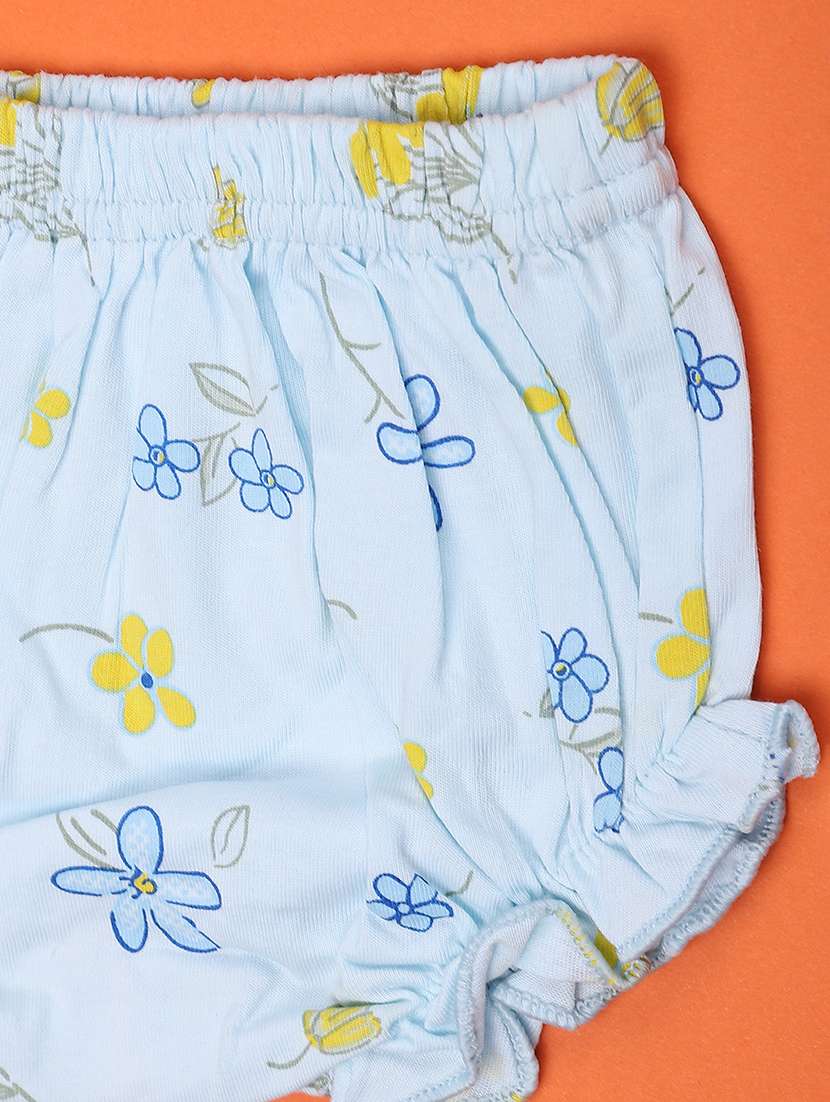 girls printed round neck frock with bloomer - 22487347 -  Standard Image - 5