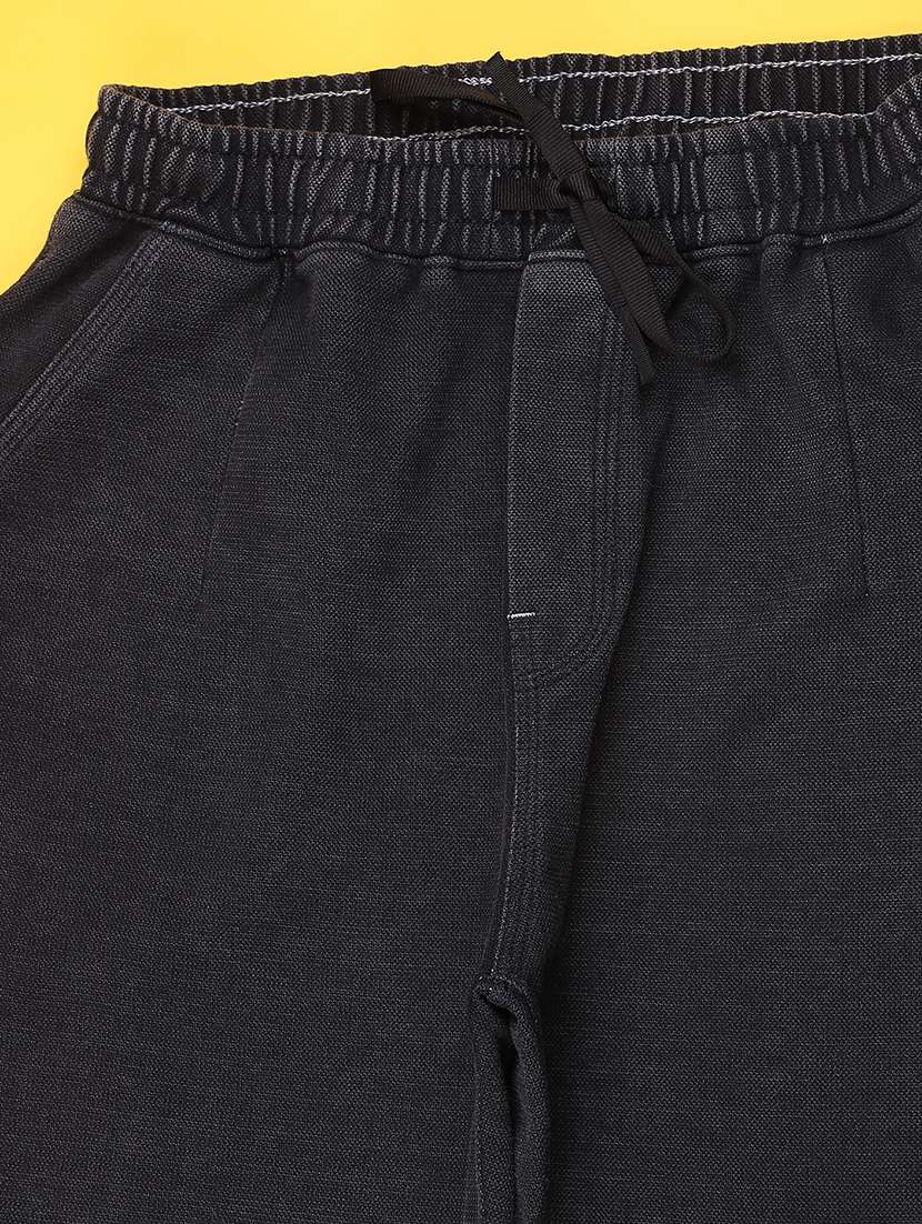 boys solid mid rise regular fit track pant - 22488526 -  Standard Image - 3