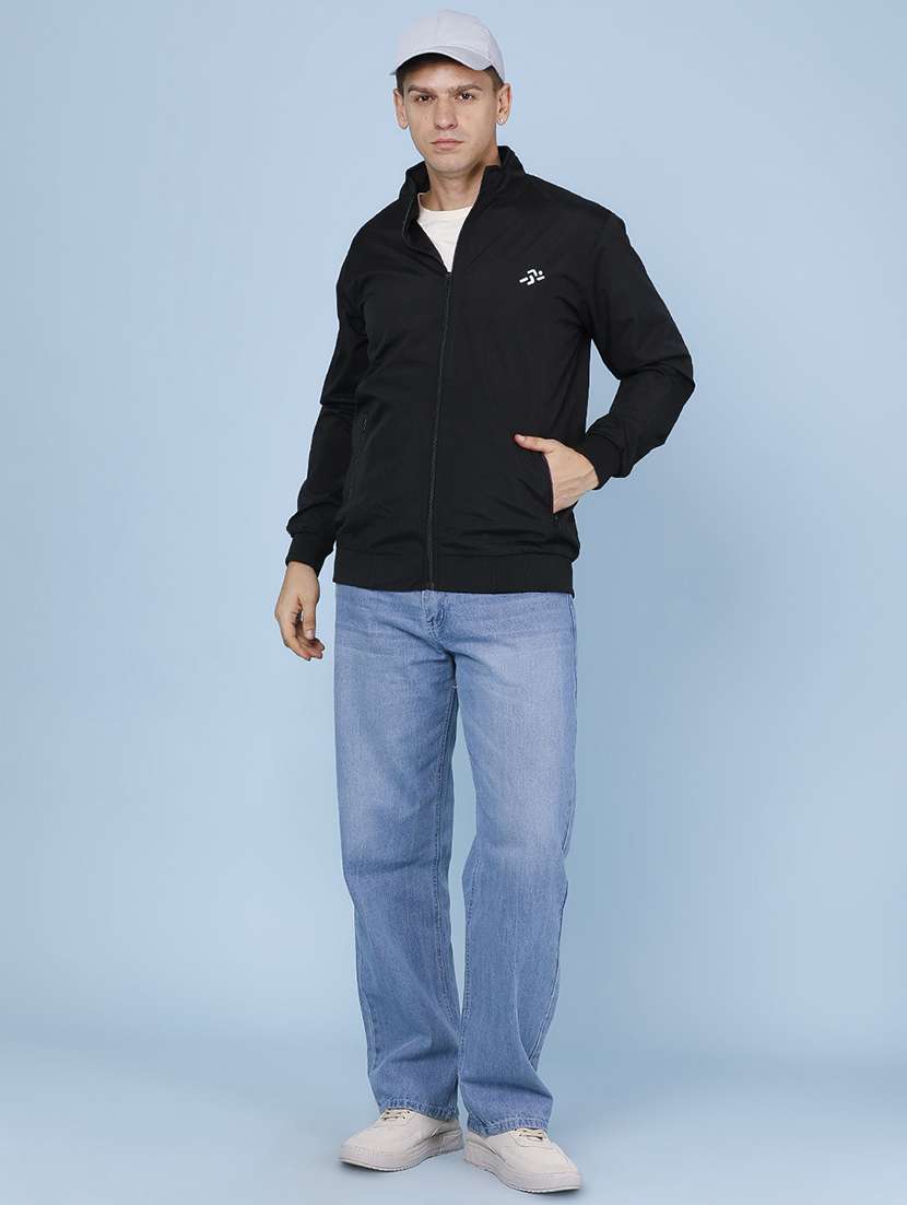 men solid long sleeve lightweight bomber jacket - 22489168 -  Standard Image - 5