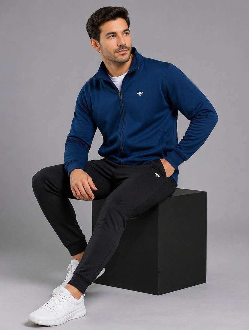 men solid long sleeve regular fit casual jacket - 22489352 -  Standard Image - 3