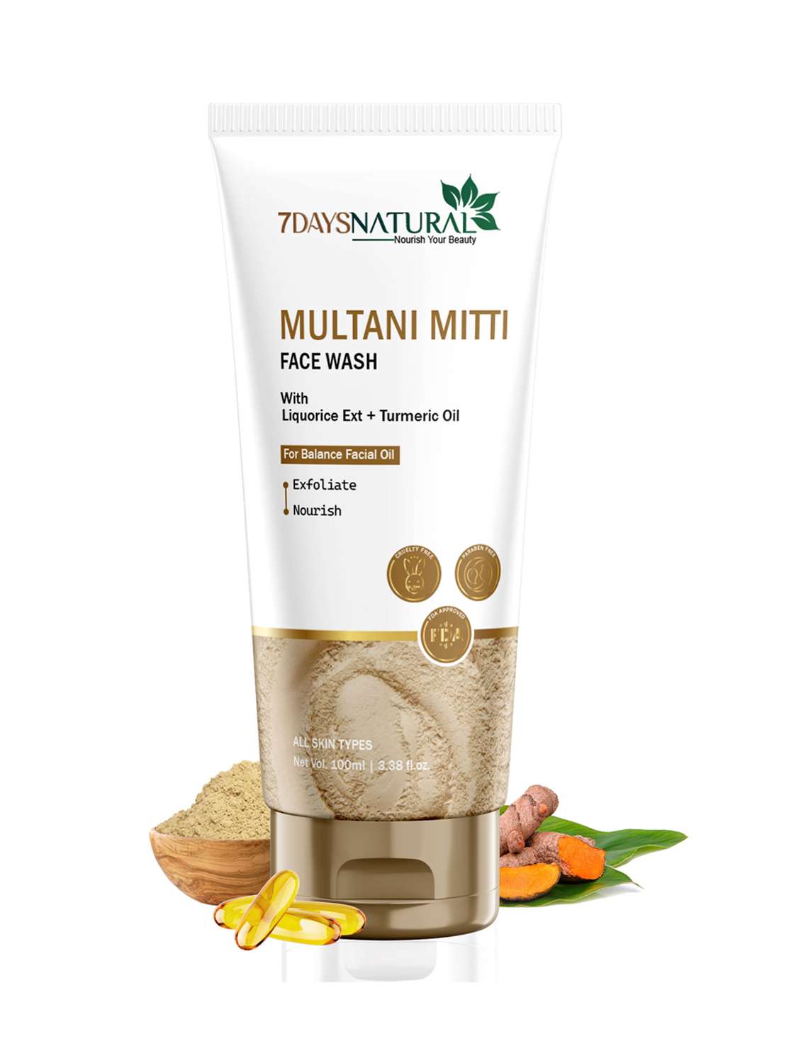 multani mitti face wash
