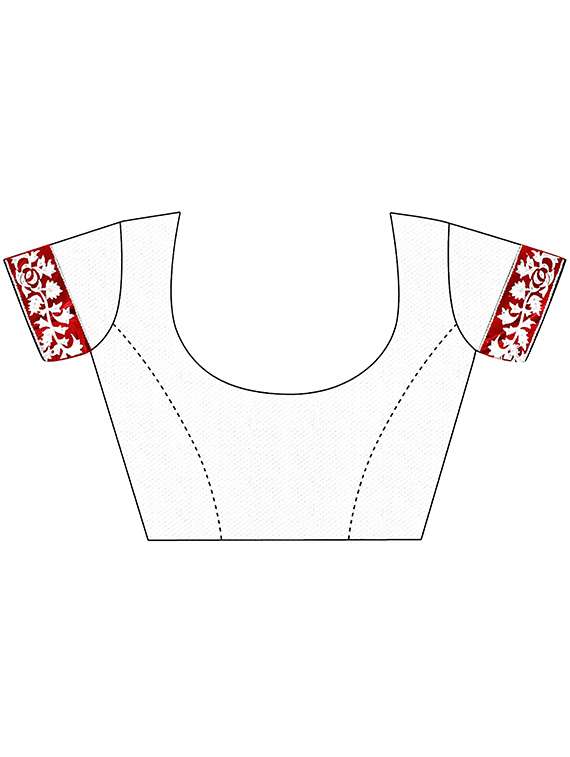 women self design half & half saree with blouse - 22489495 -  Standard Image - 3