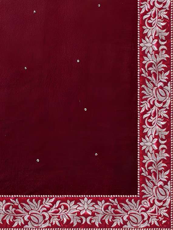 women self design half & half saree with blouse - 22489498 -  Standard Image - 3