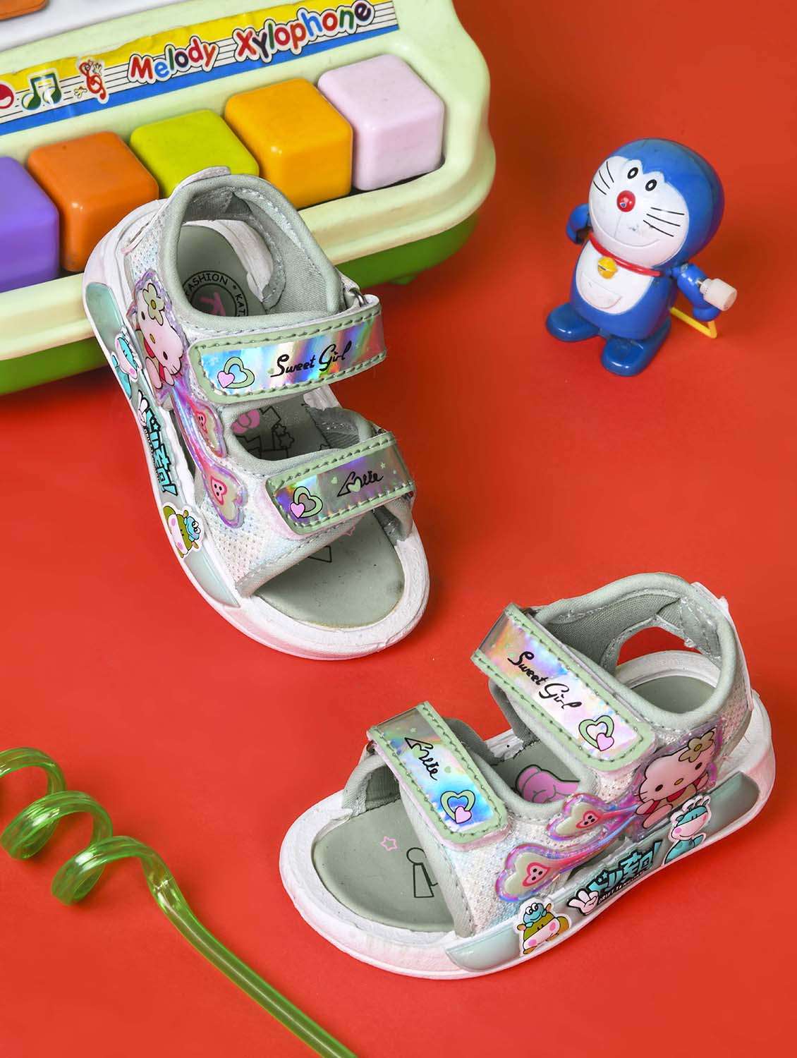 kids green synthetic floater