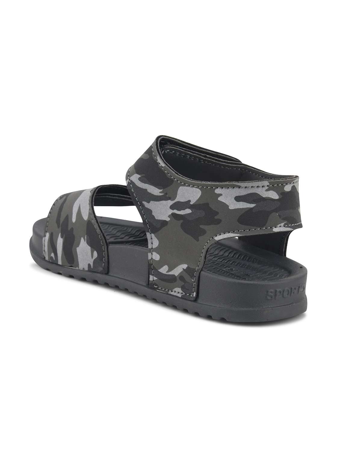 kids grey synthetic floater - 22489637 -  Standard Image - 3