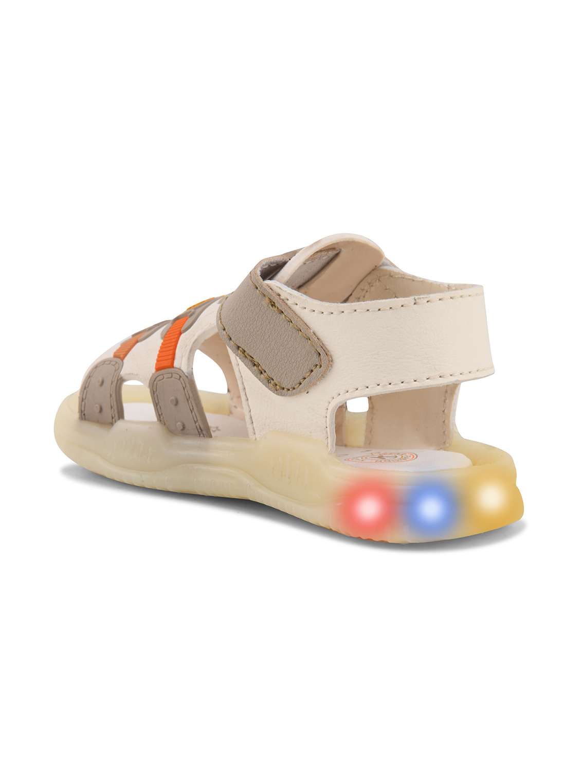 kids beige synthetic floater - 22489649 -  Standard Image - 3