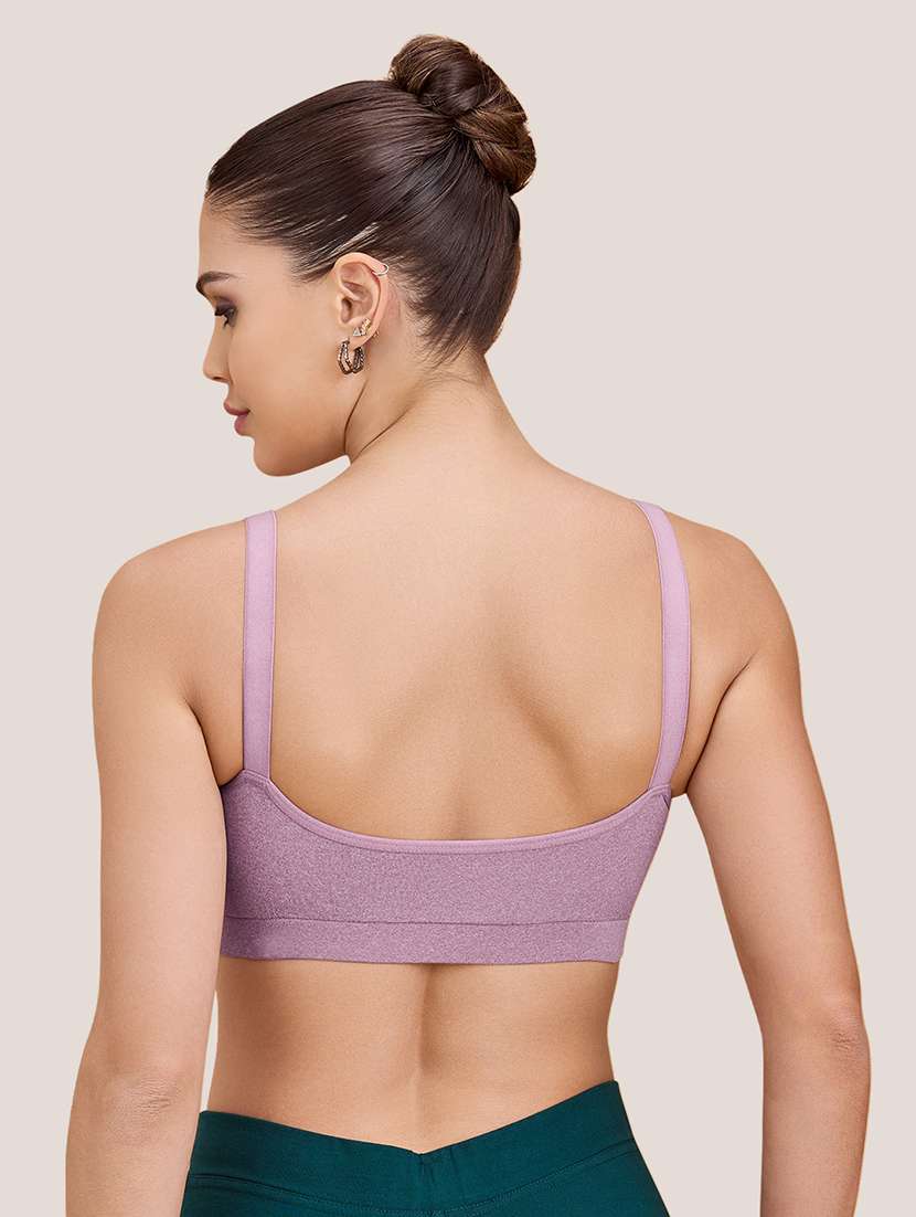 women pack of 2 multi lycra sports bra - 22489802 -  Standard Image - 3