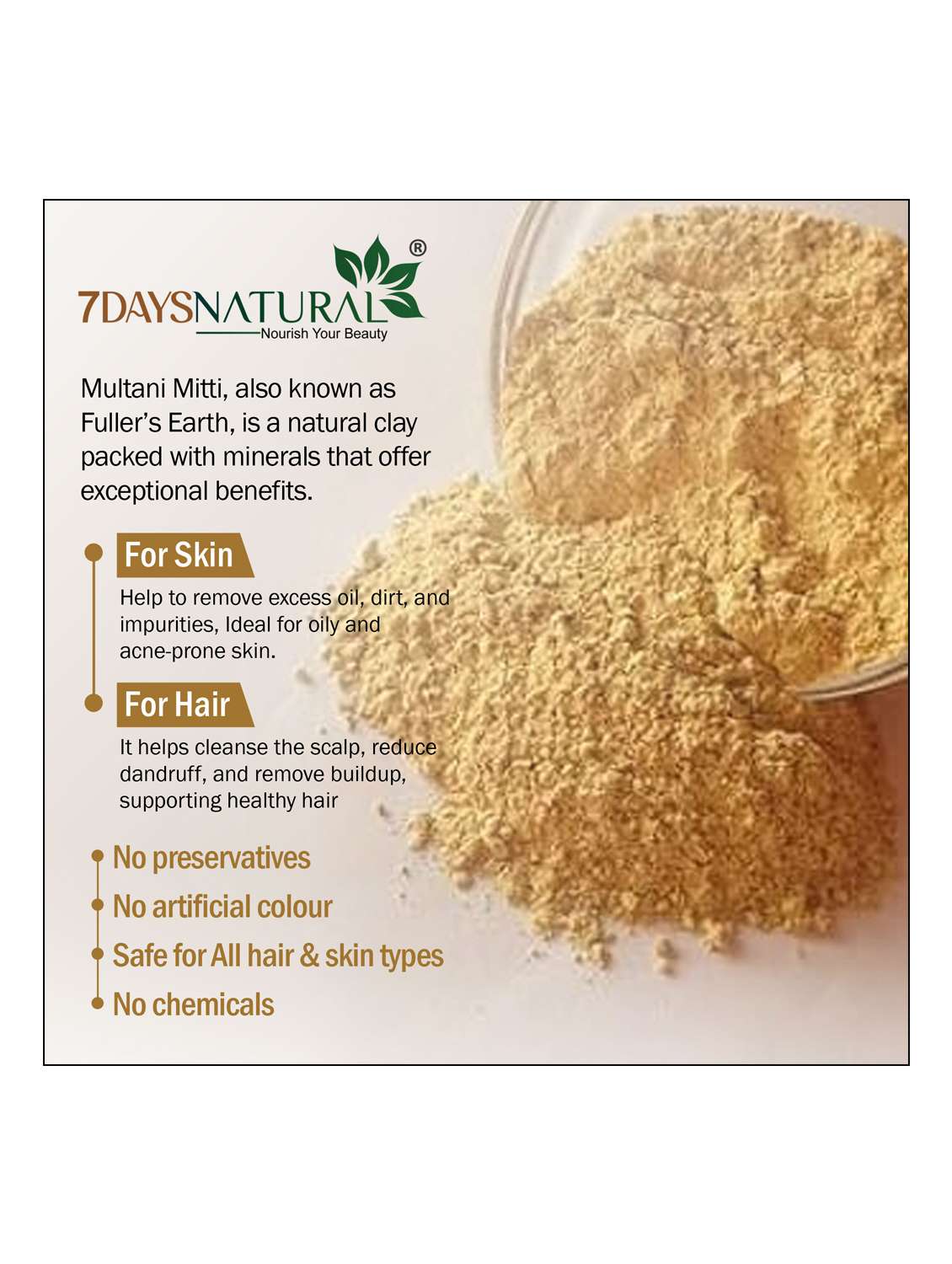 multani mitti powder - 22489819 -  Standard Image - 5