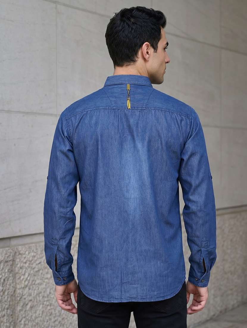 men checkered long sleeve regular fit casual shirt - 22489860 -  Standard Image - 3
