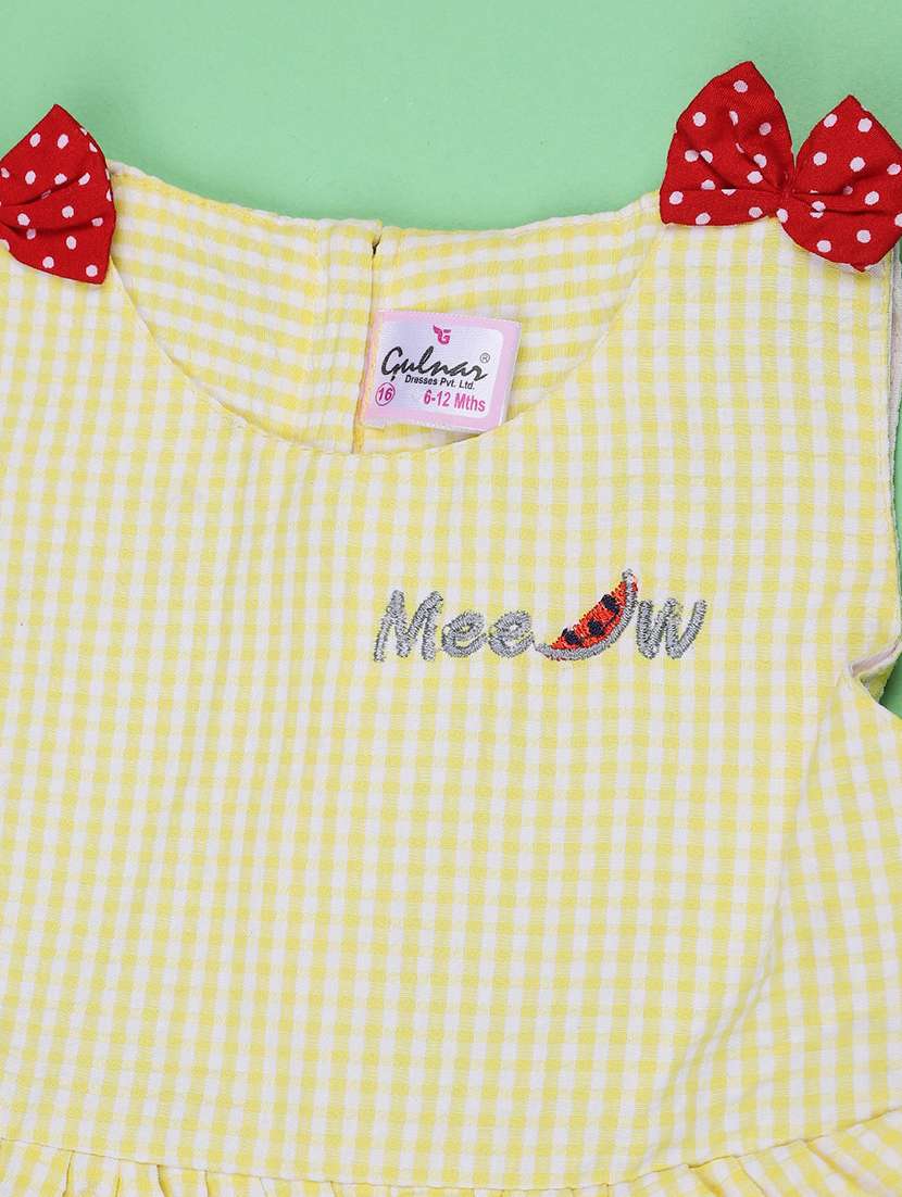 Girls Printed Puff Sleeves Frock - 22490308 -  Standard Image - 3