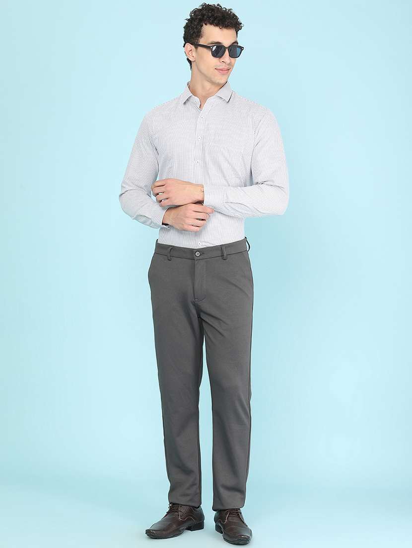 Men Striped Long Sleeves Slim Fit Shirt - 22491192 -  Standard Image - 5