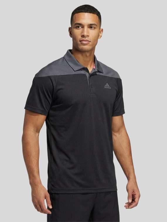 men color block short sleeve regular fit polo t-shirt