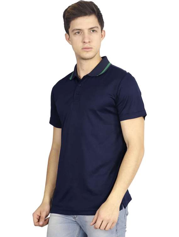 men solid short sleeve regular fit polo t-shirt - 22491403 -  Standard Image - 3
