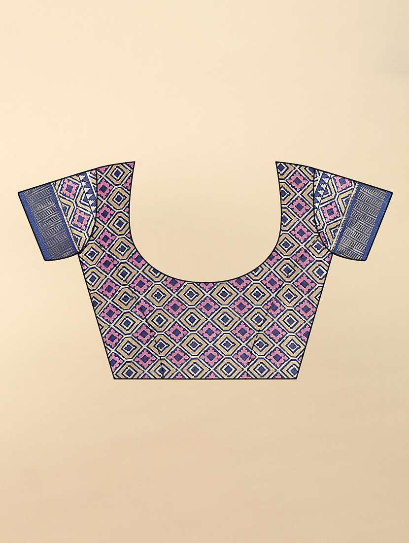 women printed patola saree with blouse - 22491553 -  Standard Image - 5