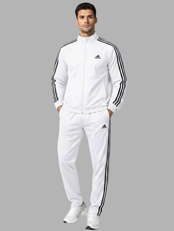 men side striped long sleeve full length track suit
