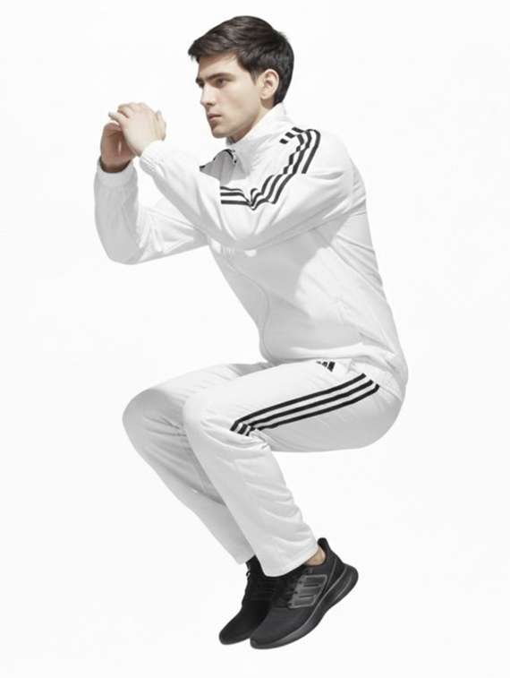 men side striped long sleeve full length track suit - 22491829 -  Standard Image - 3