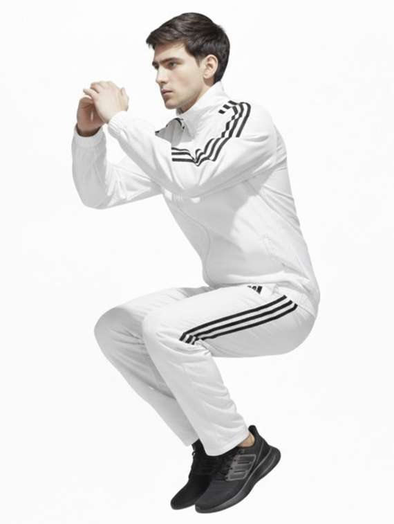 men side striped long sleeve full length track suit - 22491847 -  Standard Image - 3