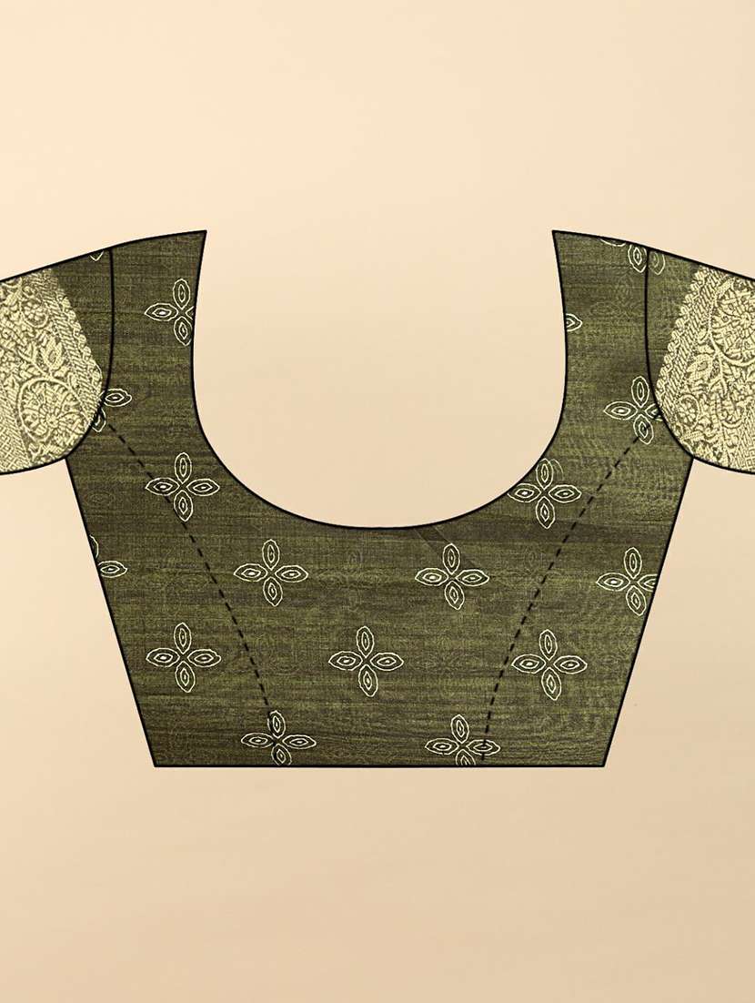 women printed casual wear saree with blouse - 22491940 -  Standard Image - 5