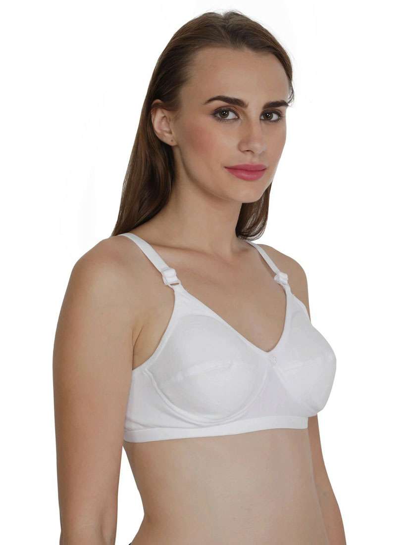 women solid non padded regular bra