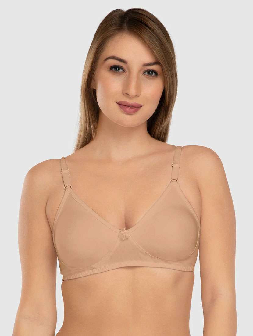 women solid non padded regular bra