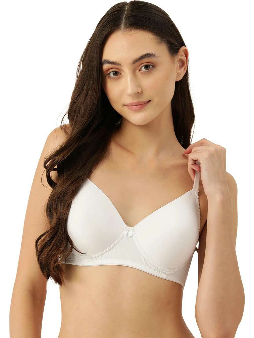 women solid non padded regular bra