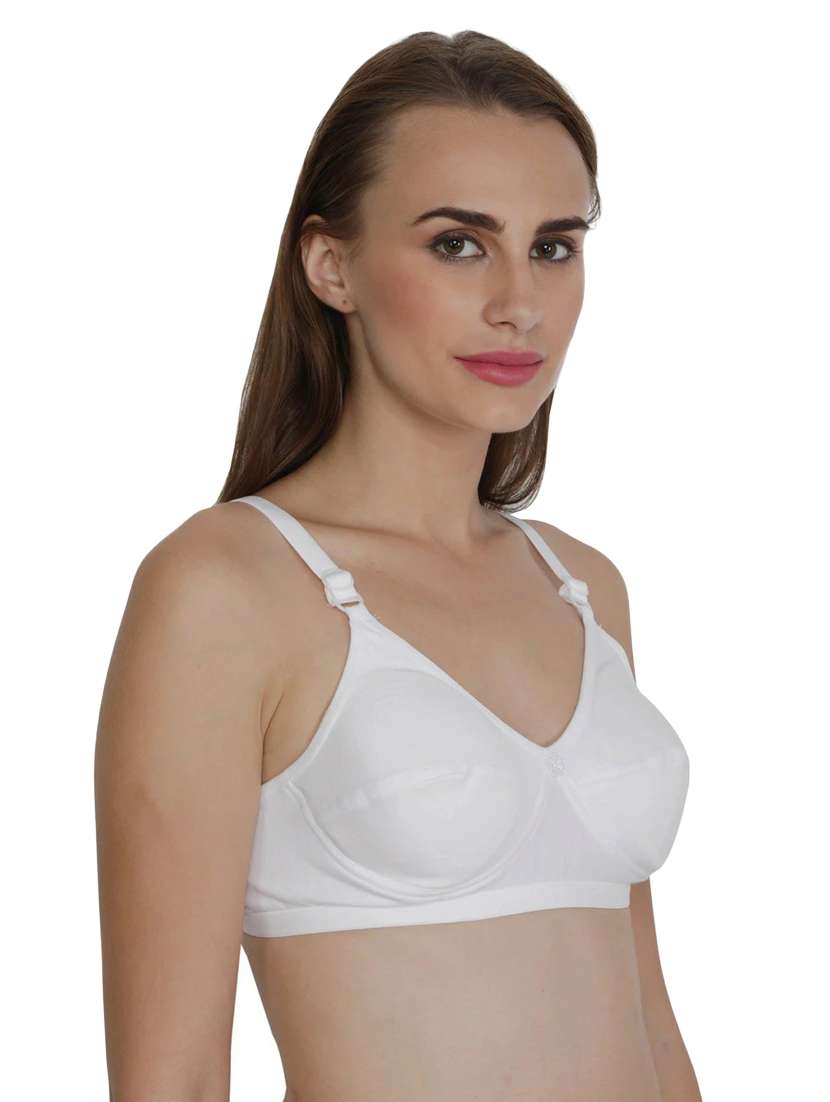 women solid non padded regular bra