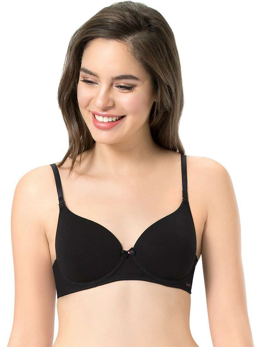 women solid non padded regular bra