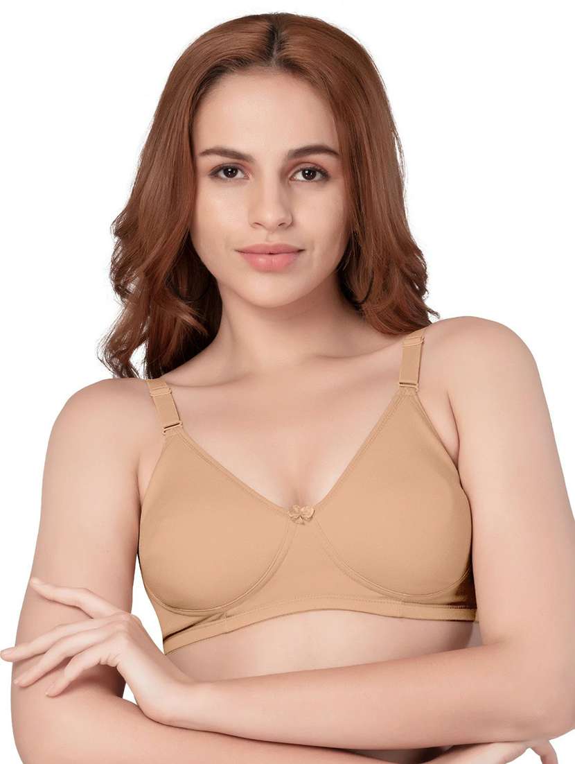 women solid non padded regular bra