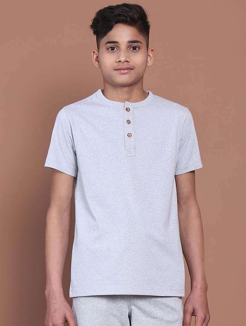 boy grey cotton t-shirt